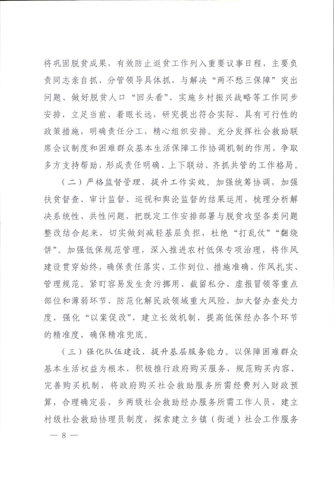 河南省民政廳關(guān)于鞏固脫貧成果有效防止返貧的實(shí)施意見_00008